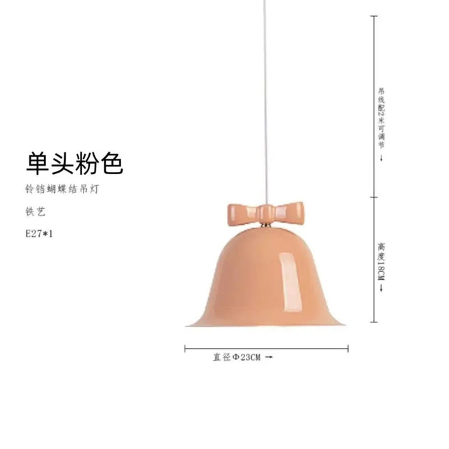 Nordic Chandelier Pendant Lamp - Bowknot Design for Creative Spaces