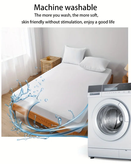 Anqianny Cooling Fitted Sheet - Waterproof, Breathable Nylon for Hot Sleepers