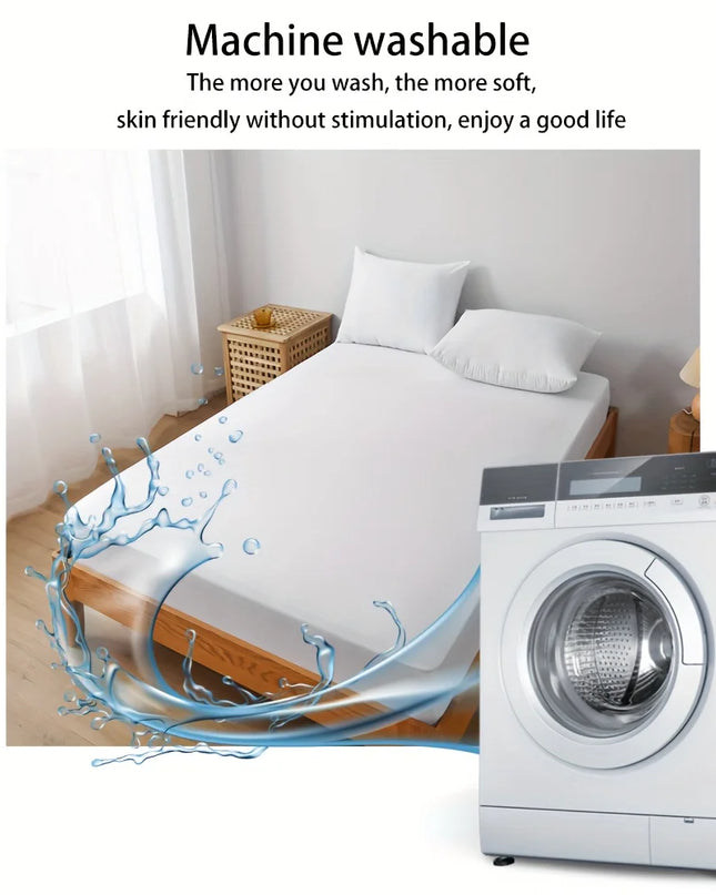 Anqianny Cooling Fitted Sheet - Waterproof, Breathable Nylon for Hot Sleepers