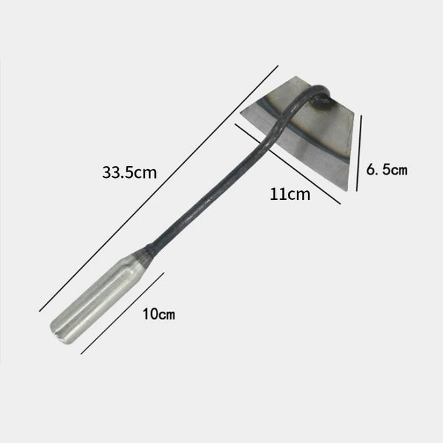 Steel Hardened Hollow Hoe Garden Weeding Rake Vegetable Planting Farm Gardening Loosening Soil Tool Weeding Shovel Tool