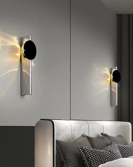 Ripple Stainless Steel Wall Light - Modern Rotating Designer Lamp