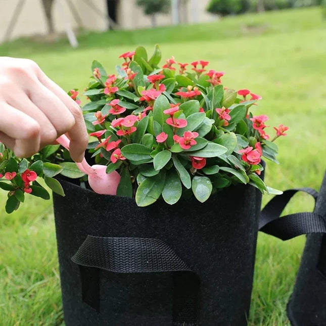 Felt Plant Grow Bags Fabric Grow Pots Strawberry Vegetables Planting Pots Flower Planting Containers Home Garden Tools