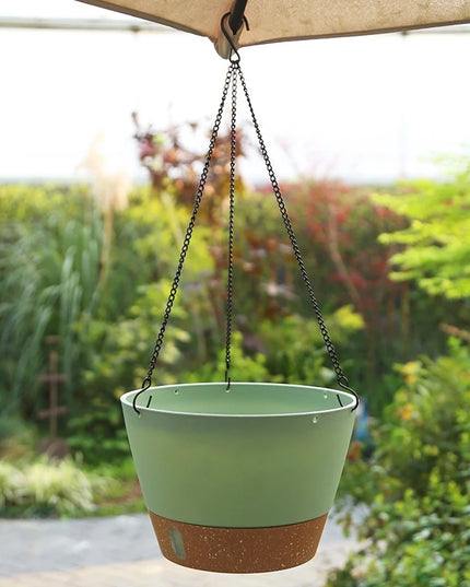 Modern Hanging Basket Flowerpot for Chlorophytum - Green Plant Decor