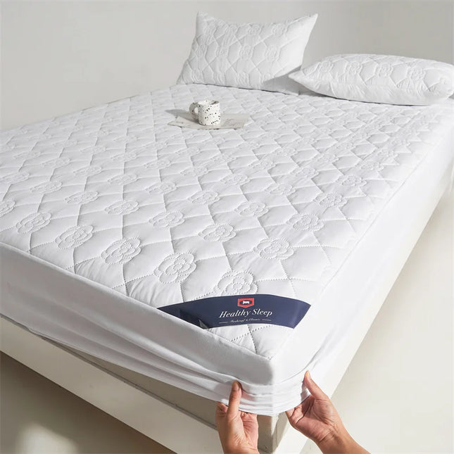 Anqianny Waterproof Mattress Protector - Soft Fitted Sheet for Beds
