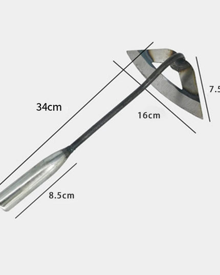 Steel Hardened Hollow Hoe Garden Weeding Rake Vegetable Planting Farm Gardening Loosening Soil Tool Weeding Shovel Tool