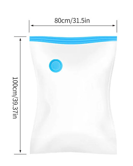 Clothes Storage Vacuum Bags - Compression Organizer with Hand Pump