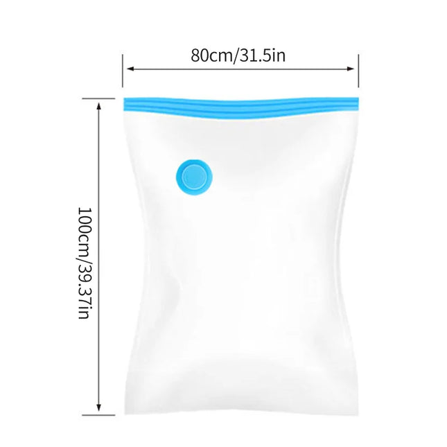 Clothes Storage Vacuum Bags - Compression Organizer with Hand Pump