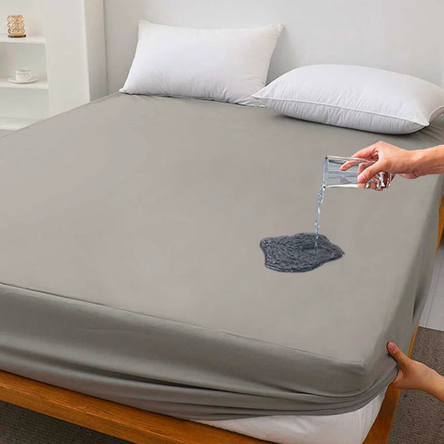 Anqianny Waterproof Fitted Sheet - Soft Polyester for Queen/King/Twin