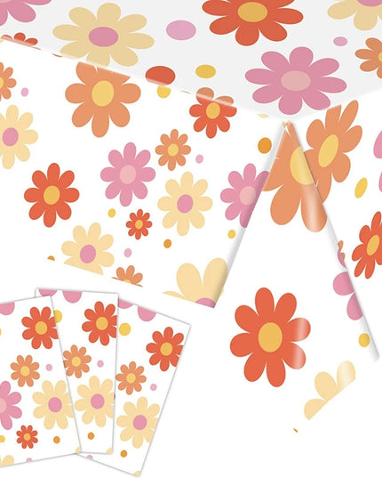 24Pcs Pink Daisy Disposable Party Plates & Cups - Perfect for Weddings & Events