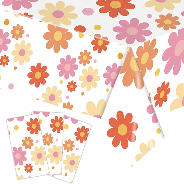 24Pcs Pink Daisy Disposable Party Plates & Cups - Perfect for Weddings & Events