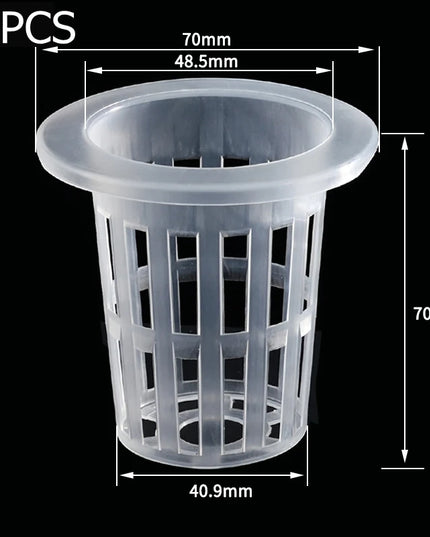 50Pcs Hydroponic Planting Basket Soilless Nursery Basket Vegetable Growing Nursery Cup Garden Hydroponic Vegetable Accessories