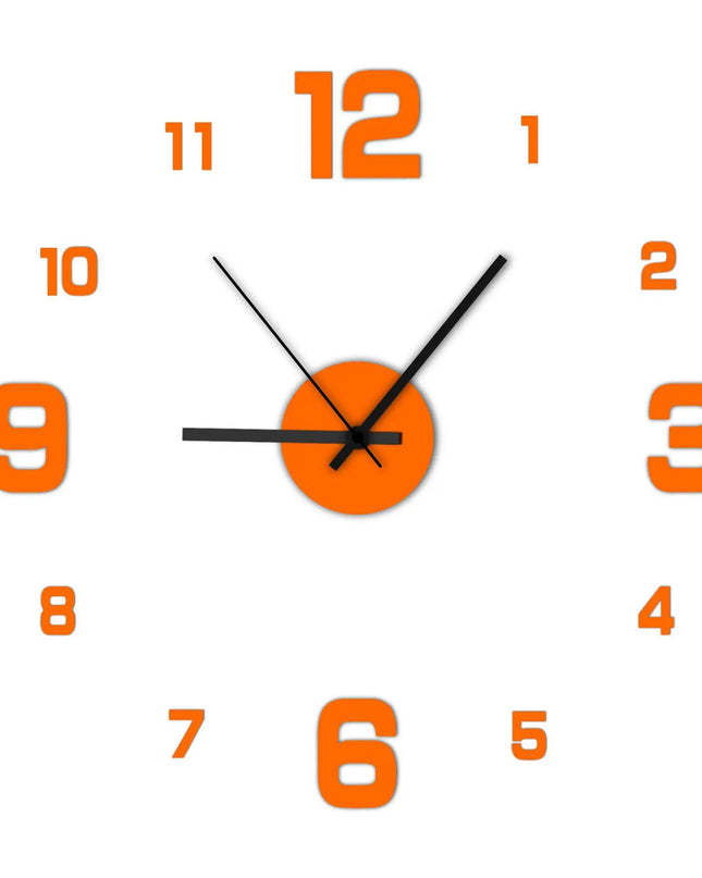 Creative Frameless DIY Wall Clock