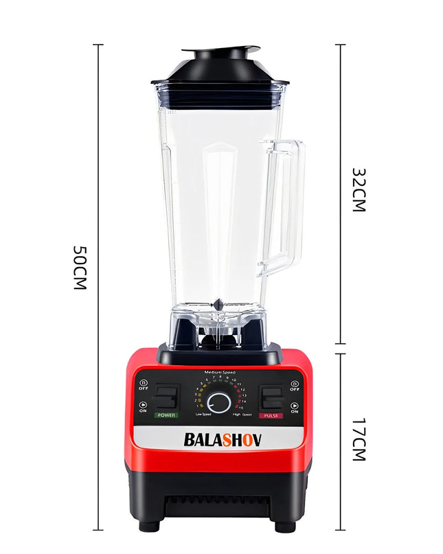 BALASHOV 2000W Heavy Duty Commercial Blender for Smoothies