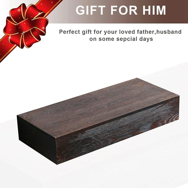 Large Wooden Wall Hanging Storage Box - Hidden Safe for Jewelry and Sundries