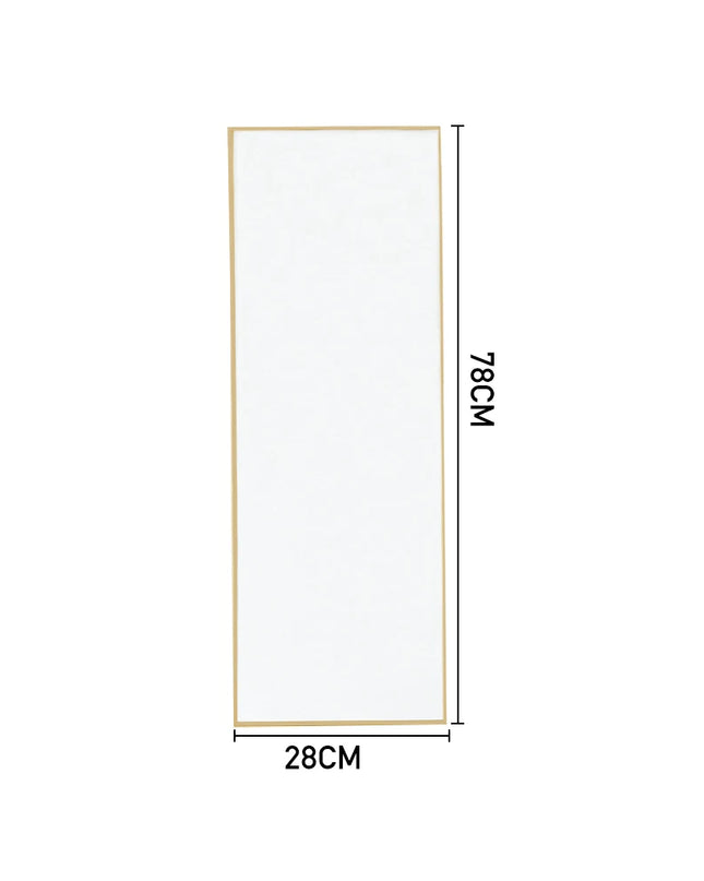 Breeins Over the Door Full Length Mirror - Stylish Black Frame, Versatile Setup