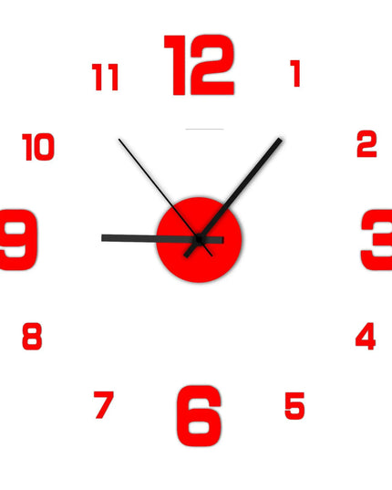 Creative Frameless DIY Wall Clock