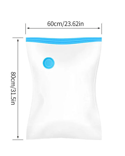 Clothes Storage Vacuum Bags - Compression Organizer with Hand Pump