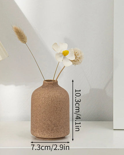 Modern White Ceramic Vase - Nordic Decorative Flower Pot for Home Decor