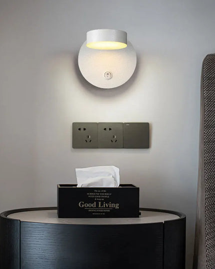 Modern Simple LED Wall Lamps - Rotatable Bedside Reading Light
