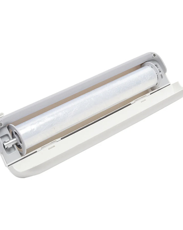 Livingandhome Kitchen Plastic Wrap Dispenser with Cutter - Easy Use