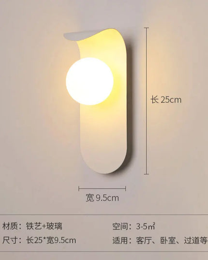 Modern LED Wall Lamp - Stylish Bedroom & Living Room Lighting