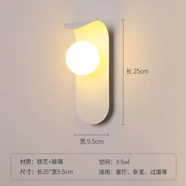 Modern LED Wall Lamp - Stylish Bedroom & Living Room Lighting