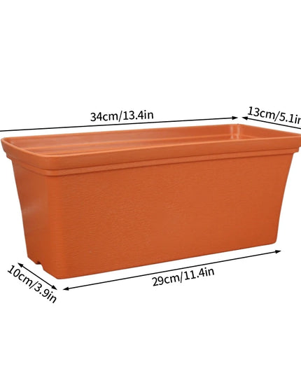 High-quality Gardening Flower Pot Thicken Plastic Planting Pot Balcony Vegetable Flower Pot Rectangular Planting Planters