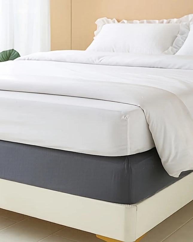 Anqianny Stretchable Bed Skirt - Ultra-Soft, Non-Slip, Machine Washable
