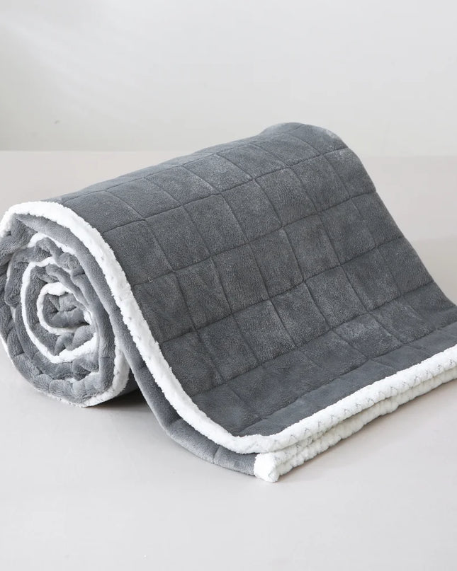 Anqianny Velvet Quilted Mattress Topper - Non-Slip, Warm Comfort