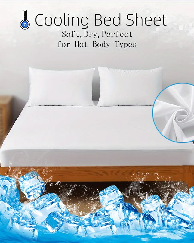 Anqianny Cooling Fitted Sheet - Waterproof, Breathable Nylon for Hot Sleepers