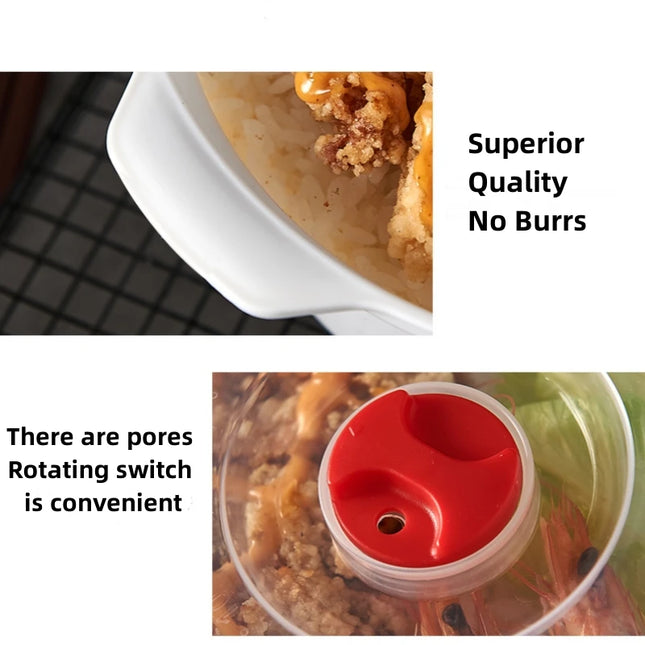 Microwave Oven Special Box 
Household Plastic with Lid