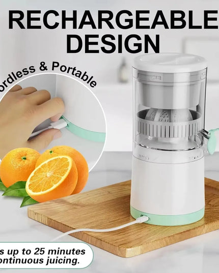 Fully Automatic Portable Fruit Juicer - Residue Separation and Spiral Design