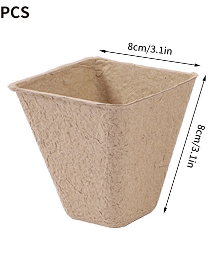 10/20PCS Biodegradable Nursery Seedling Cups - Ideal for Germination