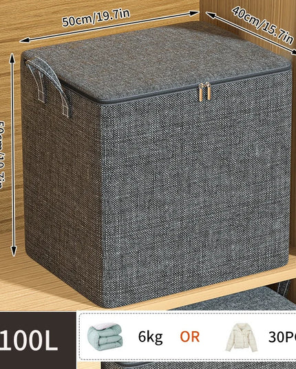 Quilt Clothes Storage Bag Waterproof Closet Wardrobe Organizer Large Capacity Clothes Organizer Foldable Dustproof Sorting Bags