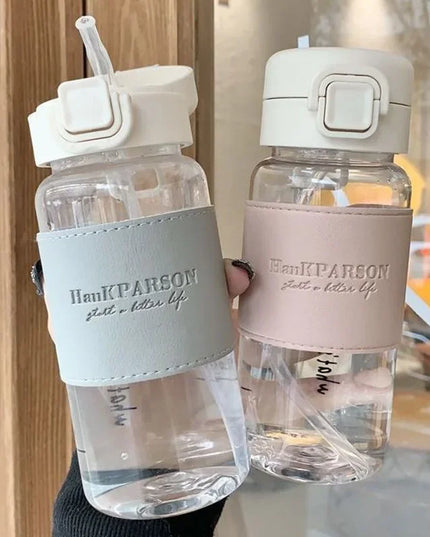 500ml Portable Water Bottle with Straw