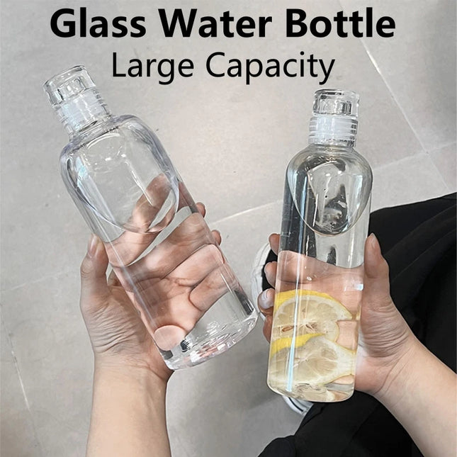 300-1000ml Glass Water Bottle Large Capacity