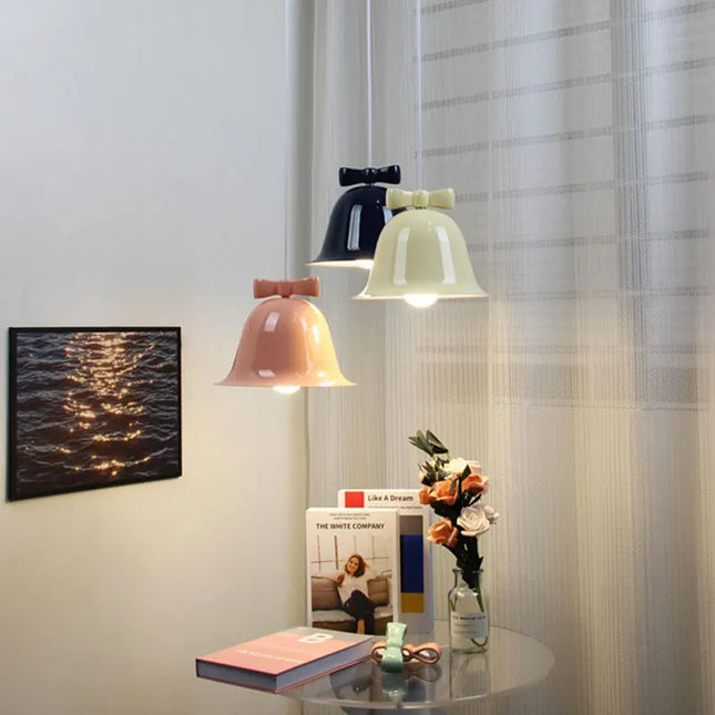 Nordic Chandelier Pendant Lamp - Bowknot Design for Creative Spaces