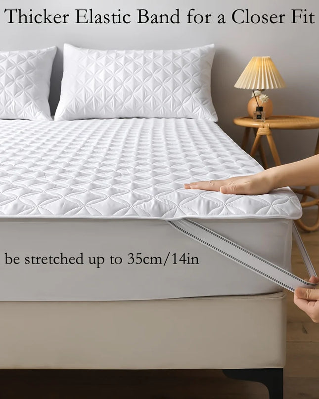 Waterproof Mattress Protector - Breathable Soft Cover for Beds