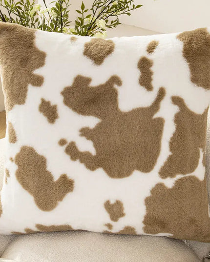 Anqianny Luxury Faux Fur Cushion Cover - Soft Fluffy Brindle Design