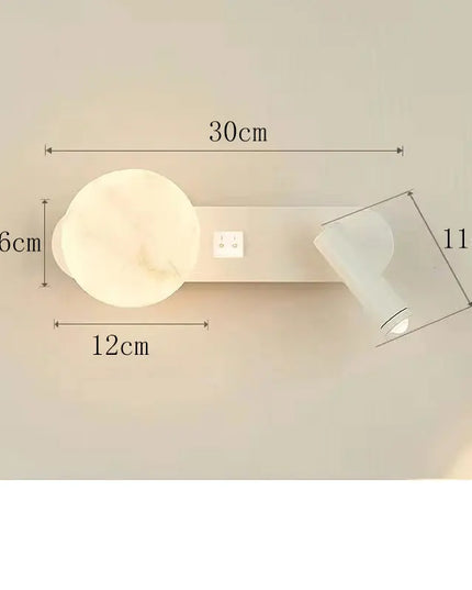 Modern Black & White Wall Lamp - Minimalist Designer Lighting