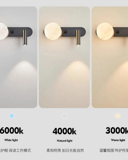 Modern Black & White Wall Lamp - Minimalist Designer Lighting