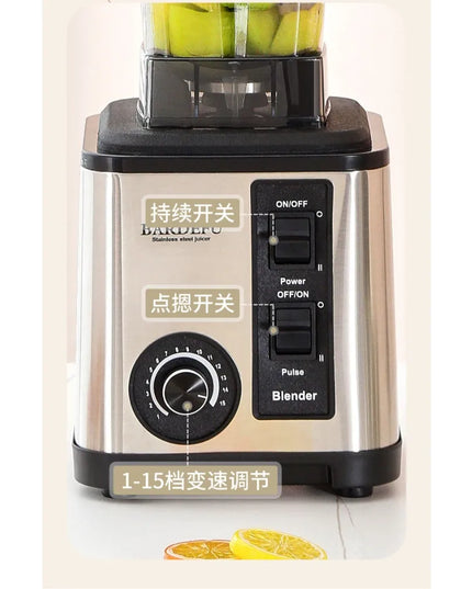BIAONU 220V 3L 6-in-1 Blender - Stainless Steel Large Capacity