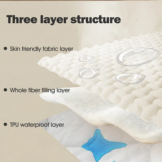 Waterproof Pet Bed Cover - Floral Design for Dogs and Cats