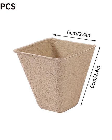 10/20PCS Biodegradable Nursery Seedling Cups - Ideal for Germination