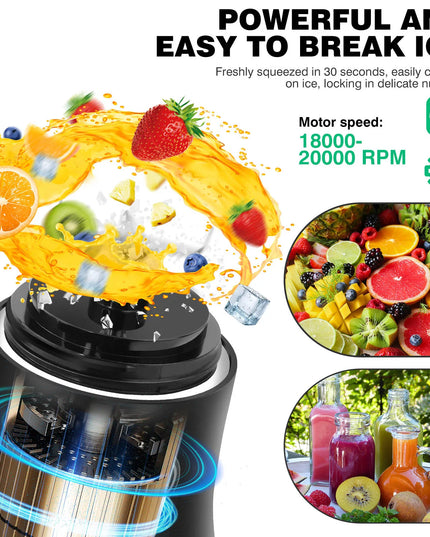 DayPlus 600ML Portable Blender - USB Rechargeable Electric Juicer