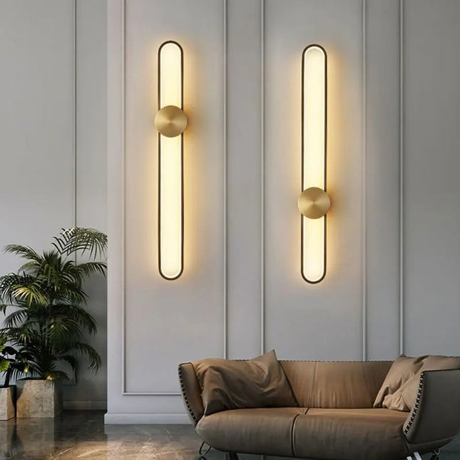 Modern Nordic LED Wall Lamp - Stylish Lighting for Bedroom & Living Room