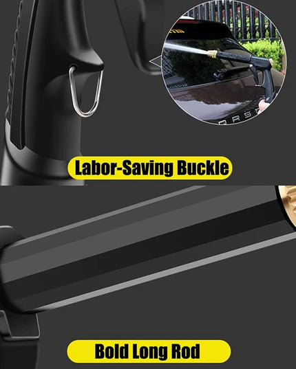 High Pressure Water Gun for Car Wash - Adjustable Spray Patterns & Nozzle
