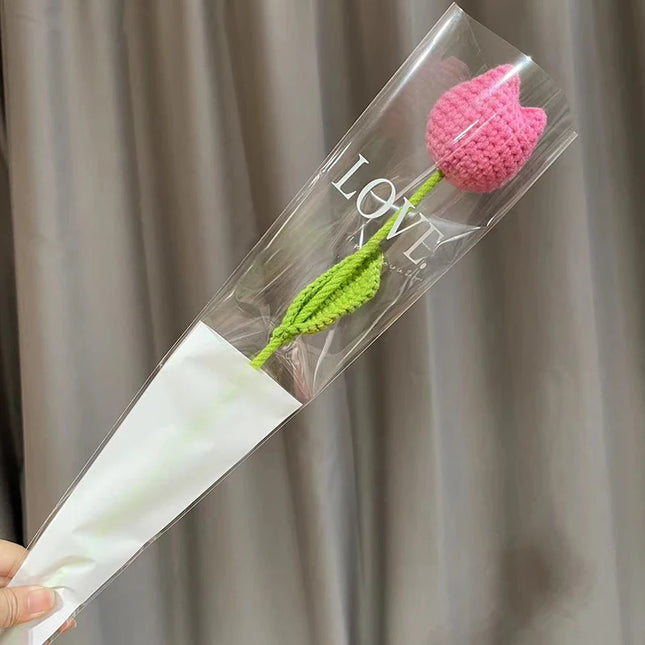 Hand-Knitted Crochet Flower Bouquet - Perfect Gift for Weddings & Graduations