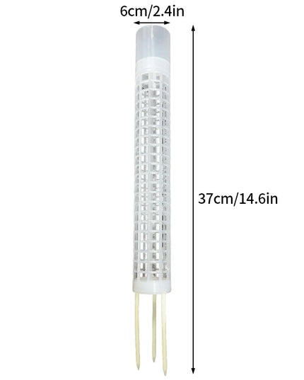 Stackable Plastic Plant Support Stakes - Self-Watering Moss Pole Trellis