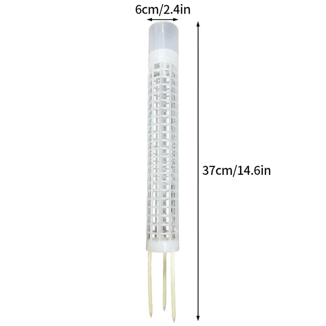 Stackable Plastic Plant Support Stakes - Self-Watering Moss Pole Trellis